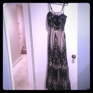 Express ruffle top maxi dress / Size Large